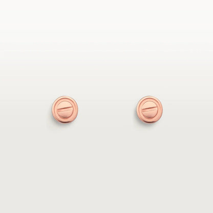 Mysitc LOVE EARRINGS PINK GOLD 10MM