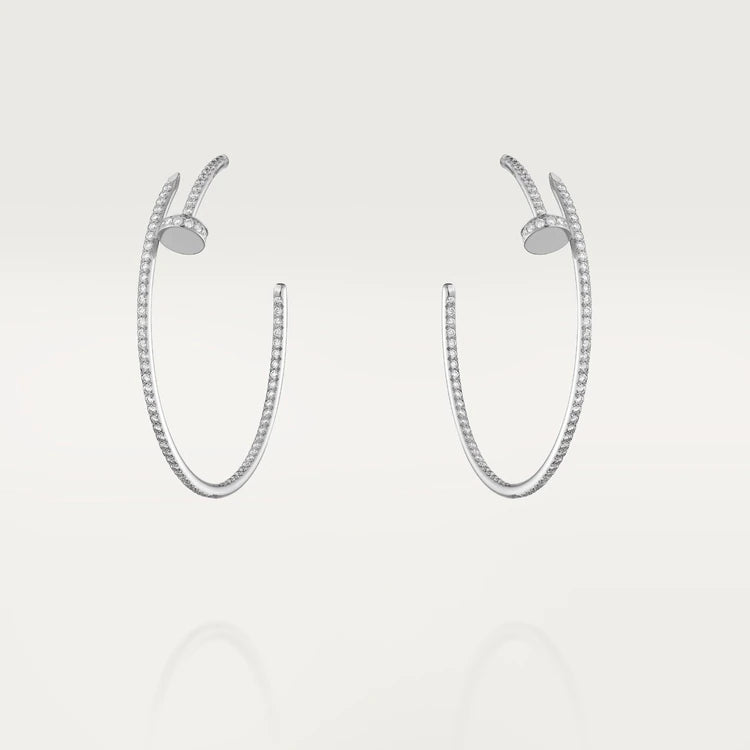 Mysitc JUSTE EARRINGS FULL DIAMONDS 1.8MM