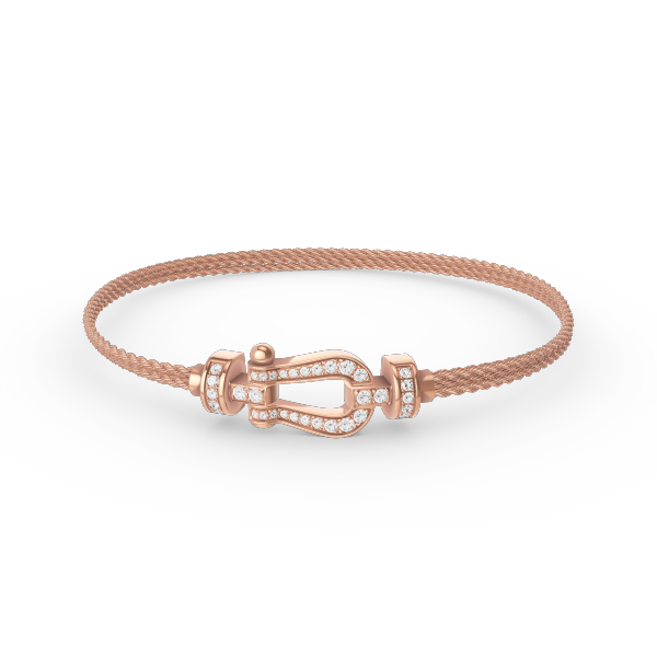 Mysitc FORCE SMALL HORSESHOE  DIAMOND CHAIN ROPE BRACELET