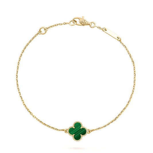 Mysitc CLOVER BRACELET MALACHITE 1 MOTIF