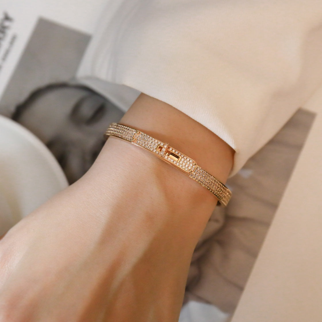 Mysitc KELLY ARMBAND DIAMANT PAVÉ