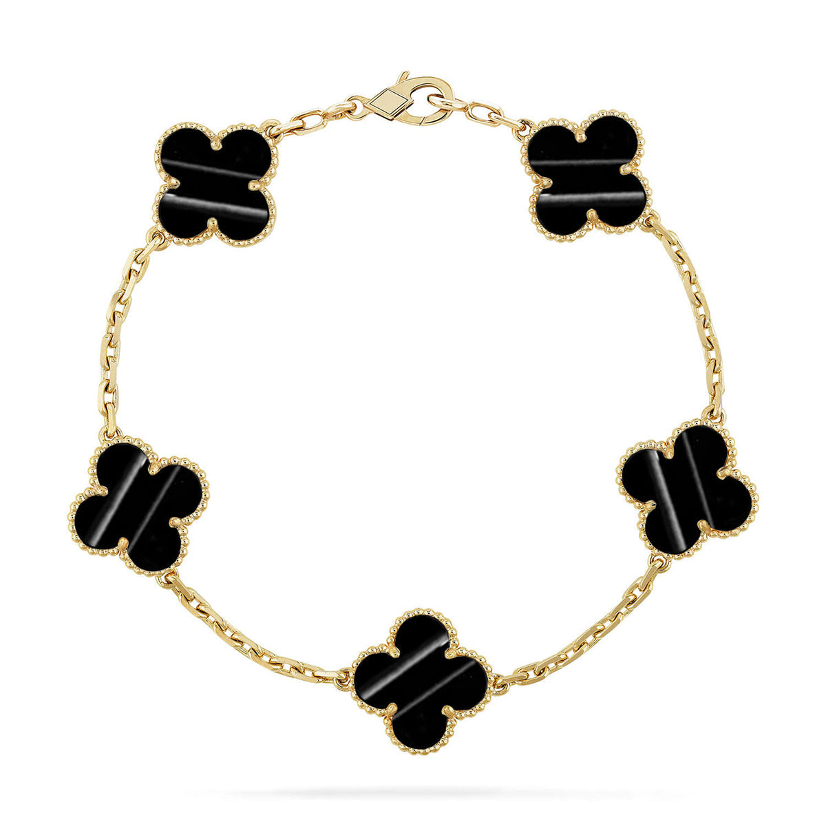 [Mysitc ]New  CLOVER 5 MOTIF PULSAR STONE BRACELET COLLECTION
