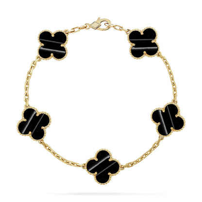 [Mysitc ]New  CLOVER 5 MOTIF PULSAR STONE BRACELET COLLECTION