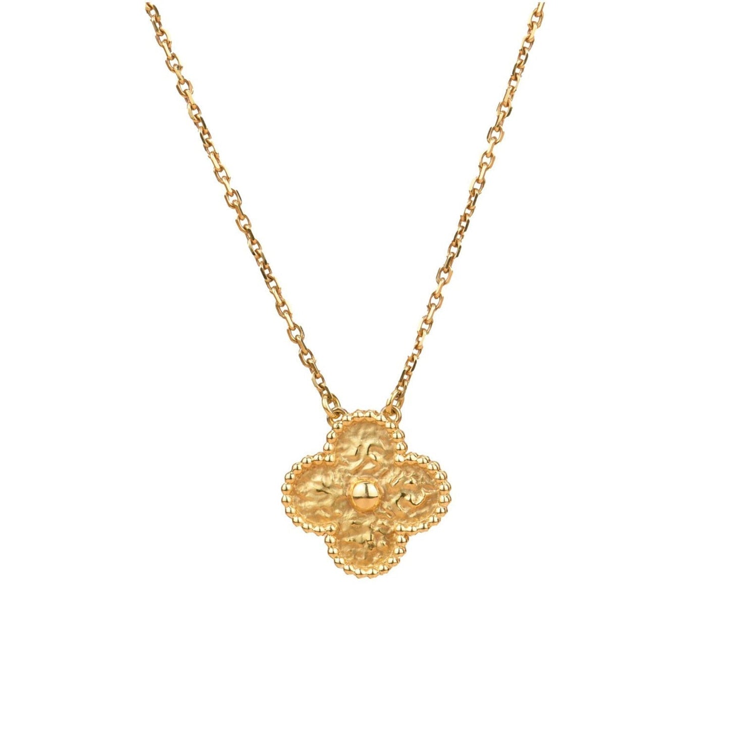 Mysitc CLOVER 15MM  BRONZING NECKLACE