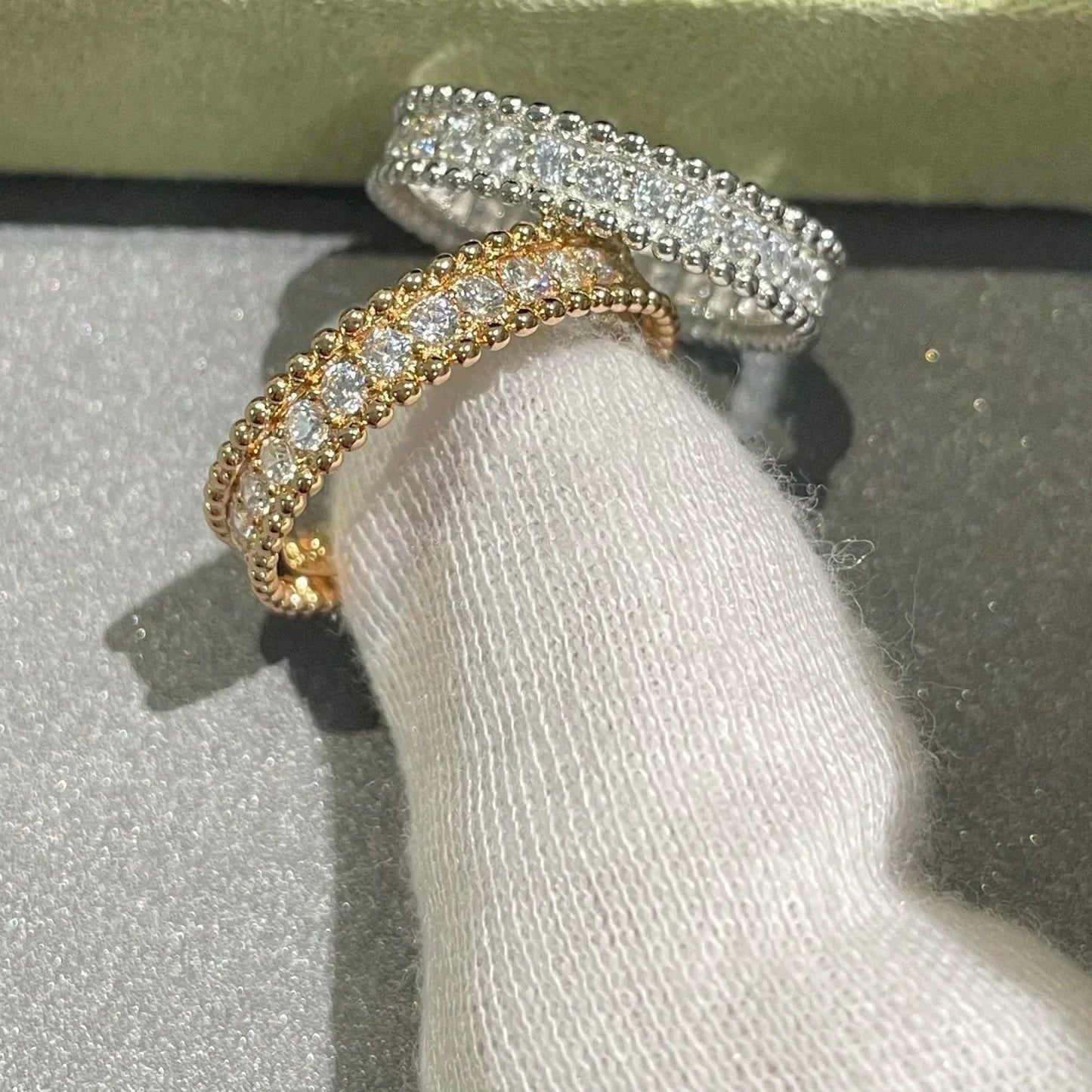 Mysitc PERLEE DIAMOND ROSÉGOLD RING