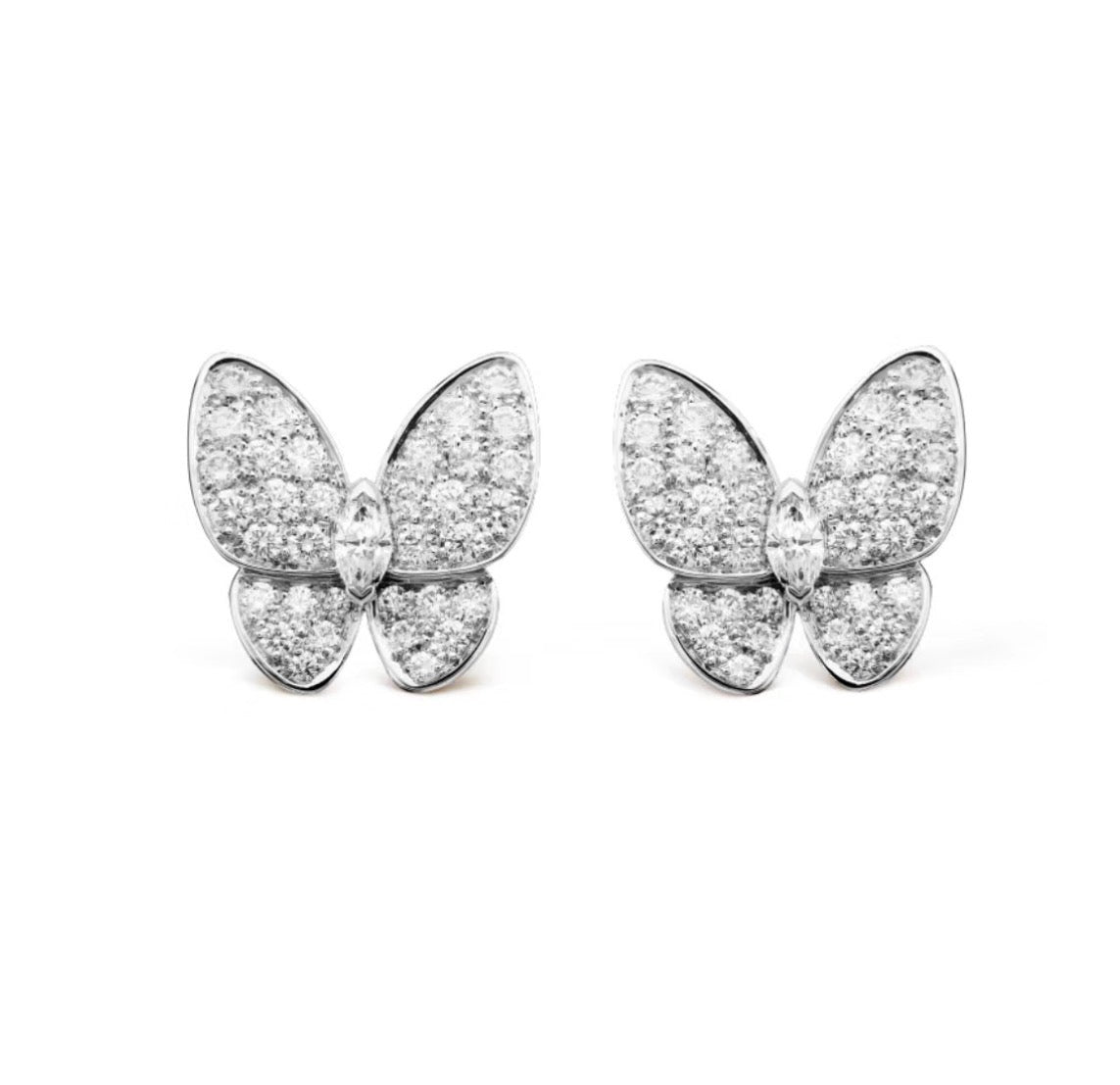 Mysitc BUTTERFLY ALL DIAMOND EARRINGS