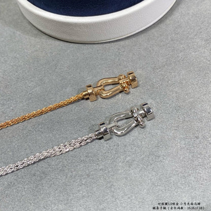 Mysitc FORCE SMALL HORSESHOE  DIAMOND CHAIN ROPE BRACELET