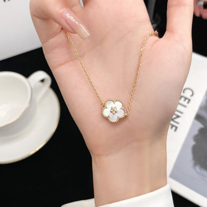 Mysitc LUCKY WHITE MOP PLUM BLOSSOM  BRACELET