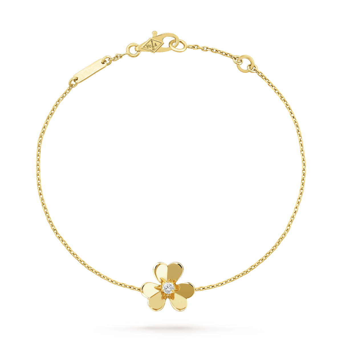 Mysitc FRIVOLE GOLD FLOWER PINK MALACHITE BRACELET