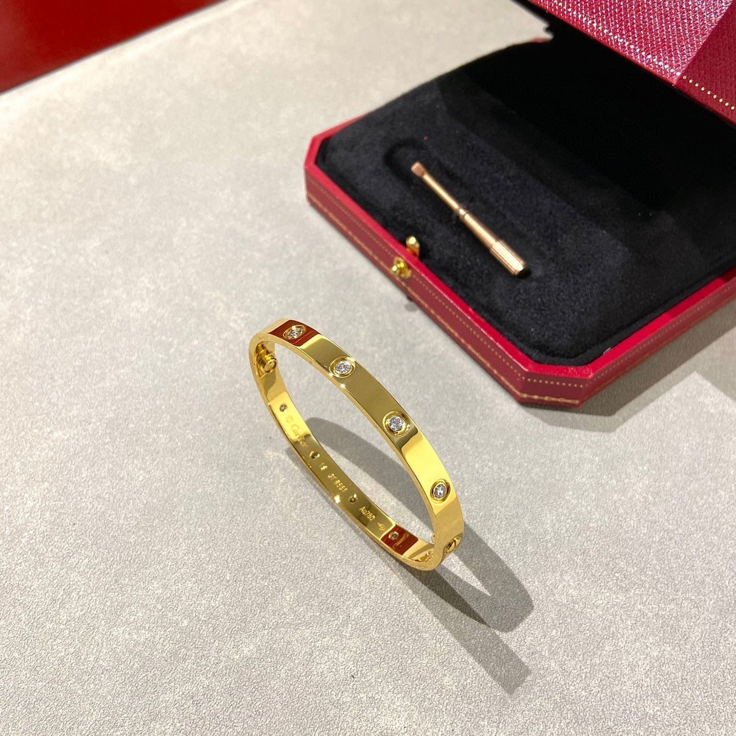 Mysitc LOVE BRACELET 6.1MM 10 DIAMONDS