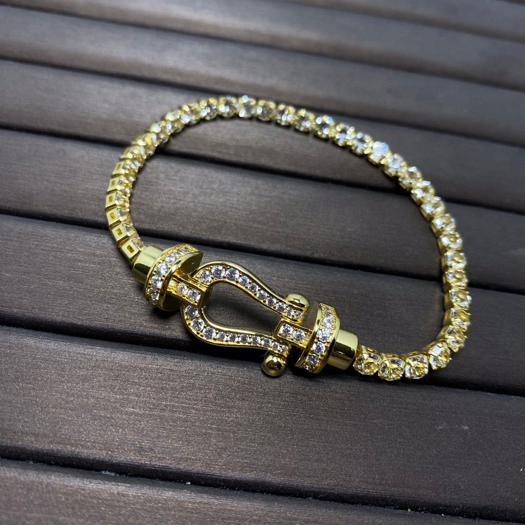 Mystic FORCE Hufeisen Diamant Tennisarmband