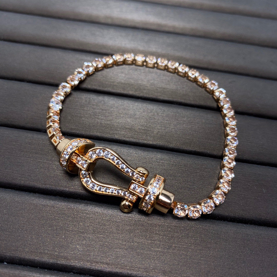 Mystic FORCE Hufeisen Diamant Tennisarmband