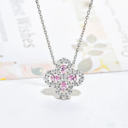 Mysitc LOOP NECKLACE FULL MOTIF DIAMOND 16MM MULTIPLE COLORS