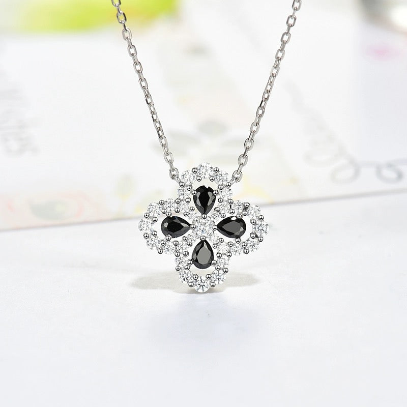 Mysitc LOOP NECKLACE FULL MOTIF DIAMOND 16MM MULTIPLE COLORS