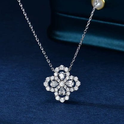 Mysitc LOOP NECKLACE FULL MOTIF DIAMOND 16MM MULTIPLE COLORS