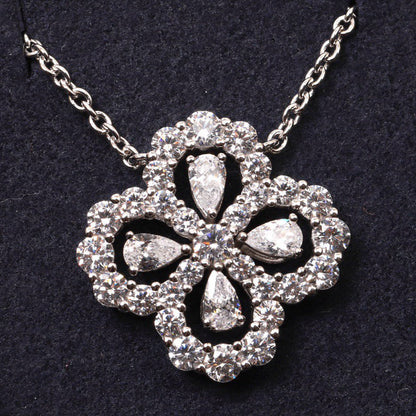 Mysitc LOOP NECKLACE FULL MOTIF DIAMOND 16MM MULTIPLE COLORS