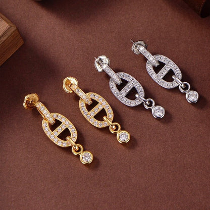 Mystic HM CHAINE DIAMOND イヤリング