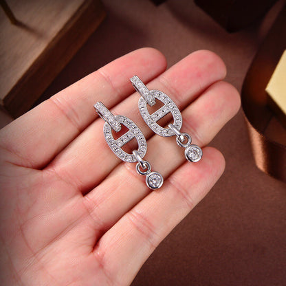 Mystic HM CHAINE DIAMOND イヤリング