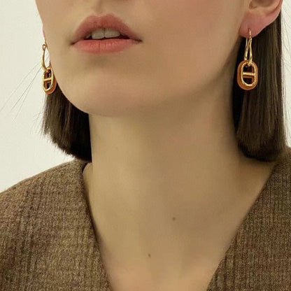 Mysitc HM O'MAILLON GOLD EARRINGS