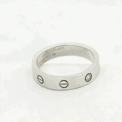Mystic LOVE RING 4MM 1 DIAMANT SILBER
