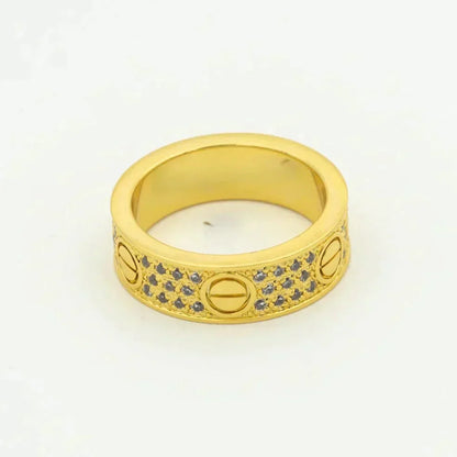 Mysitc LOVE RING 5.5MM DIAMONDS PAVED