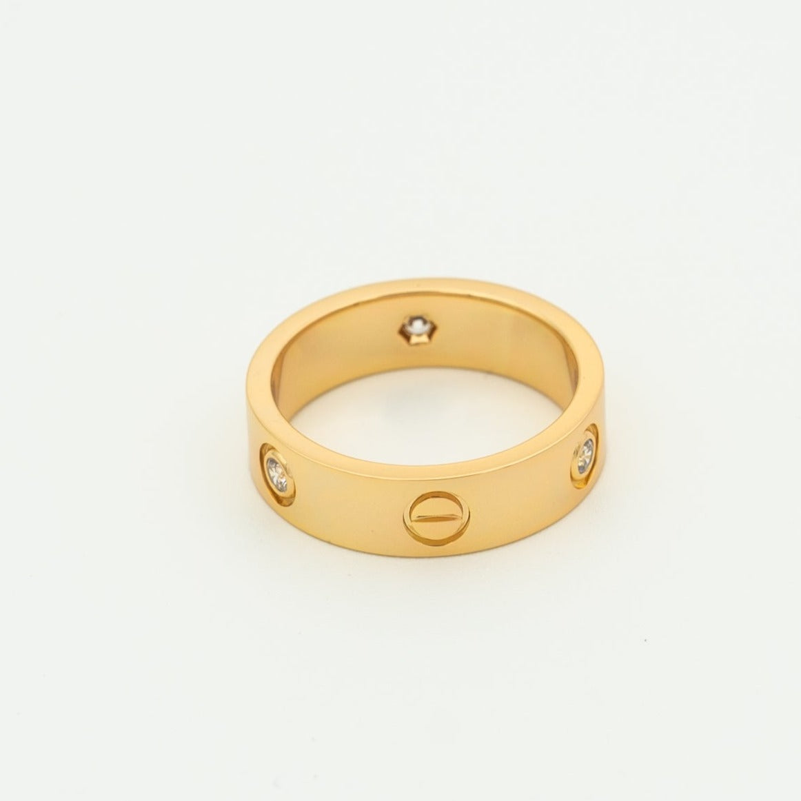 Mystic LIEBESRING 5,5 MM 3 DIAMANTEN ROSÉGOLD