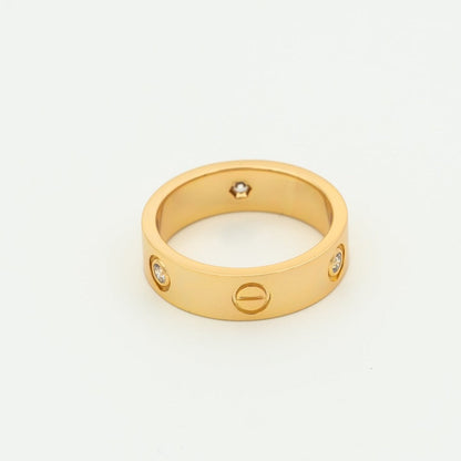 Mystic LIEBESRING 5,5 MM 3 DIAMANTEN ROSÉGOLD