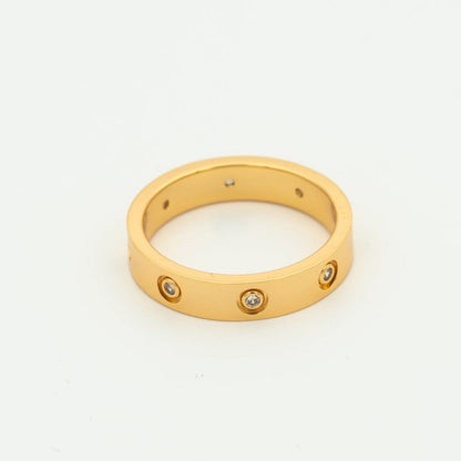 Mystic LOVE RING 3.6MM 8 DIAMANTEN