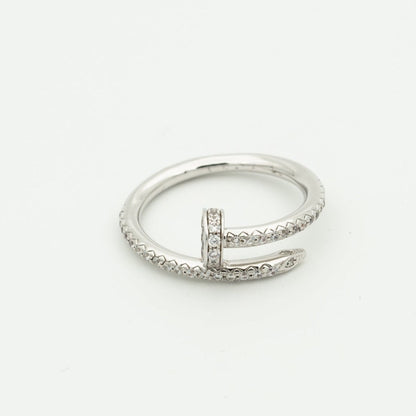 Mysitc JUSTE RING 1.8MM SILBER DIAMANTEN