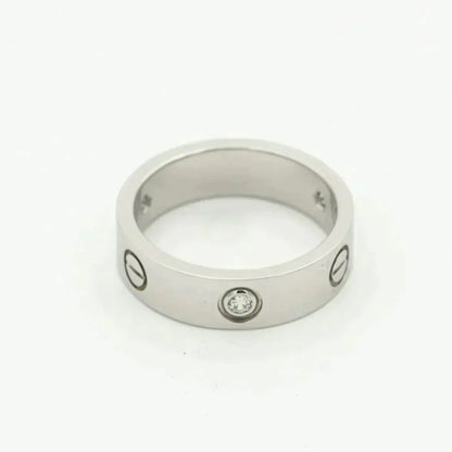 Mystic LIEBESRING 5.5MM 3 DIAMANTEN SILBER
