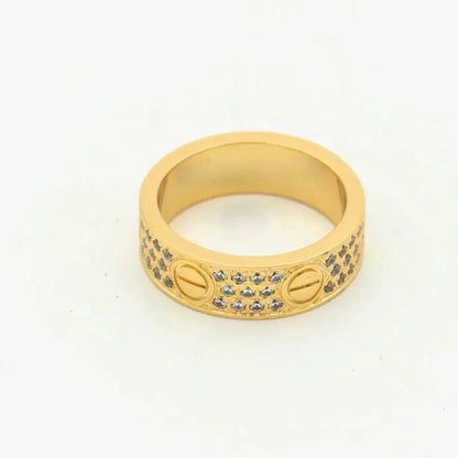 Mysitc LOVE RING 5.5MM DIAMONDS PAVED