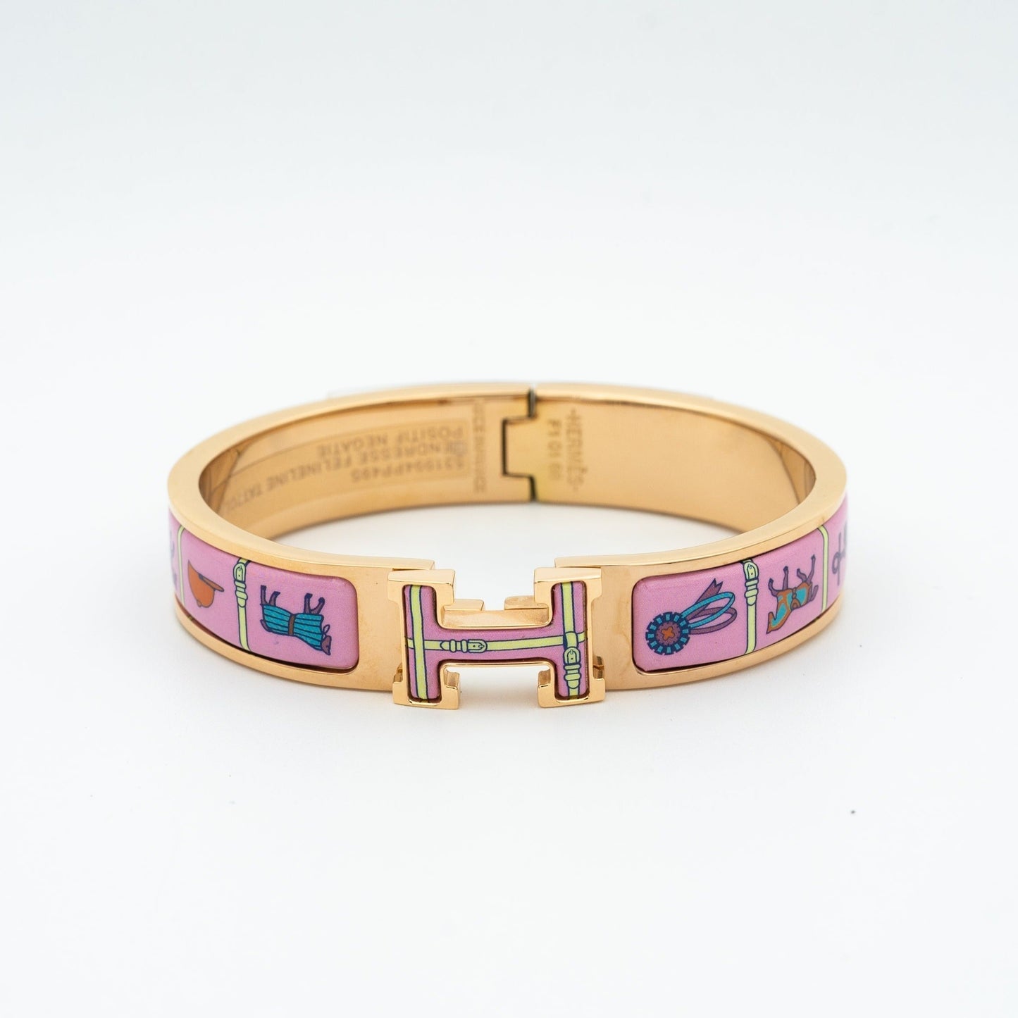 Mysitc H PINK GOLD BRACELET PINK CERAMIC