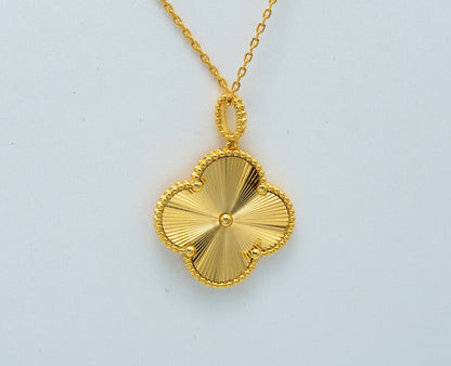 Mysitc CLOVER 25MM PEDANT NECKLACE GOLD