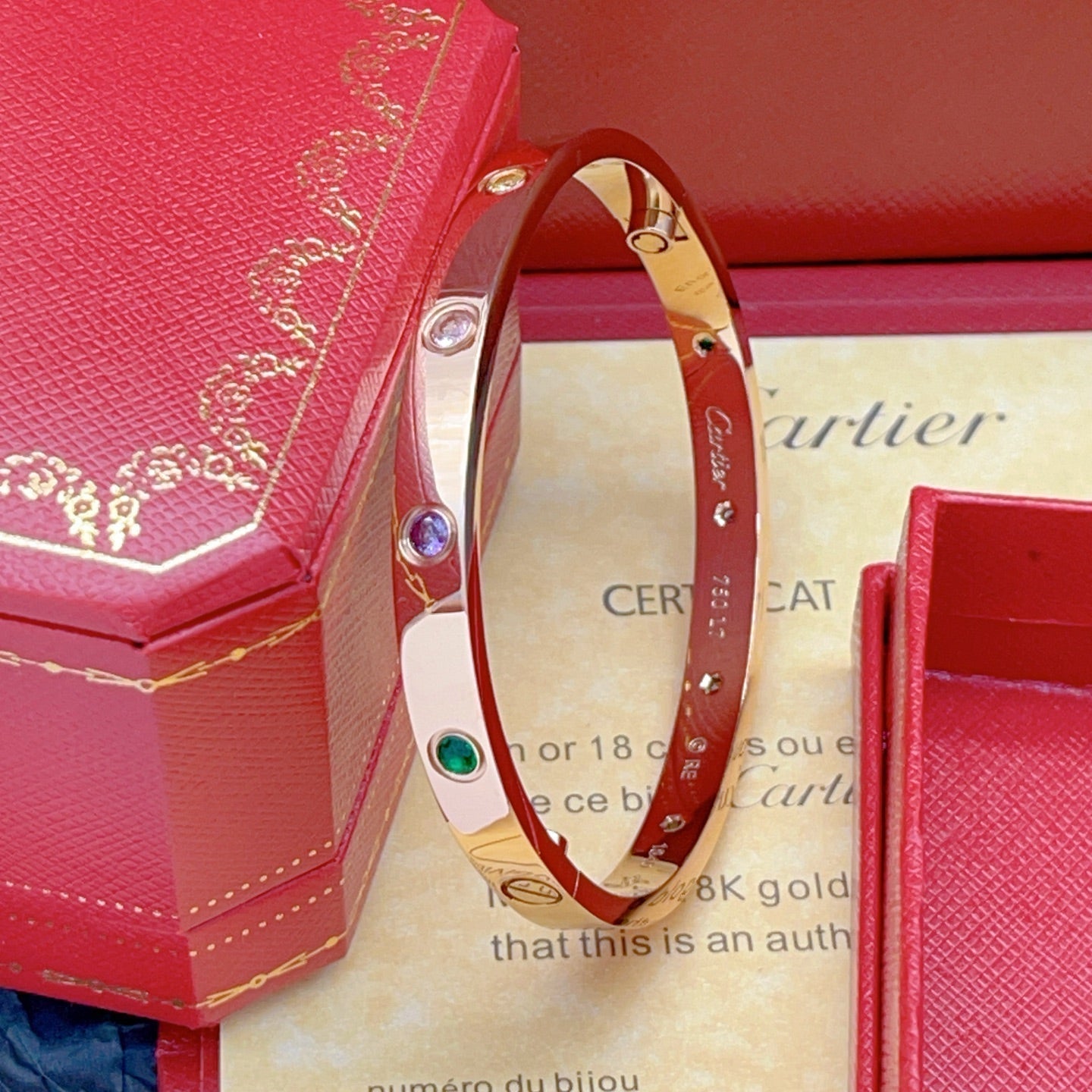 [Mysitc ] 2026 RAINBOW LOVE BRACELET 6.1MM  10 DIAMONDS