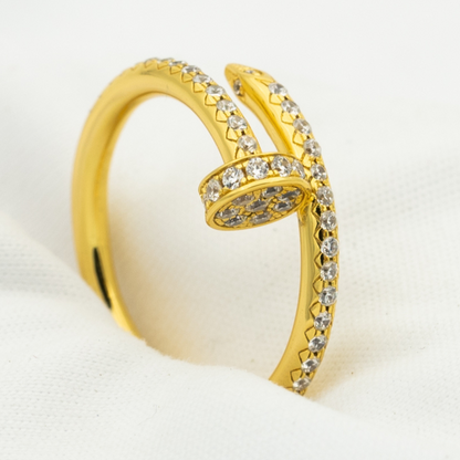 Mysitc JUSTE RING 1.8MM GOLD DIAMONDS