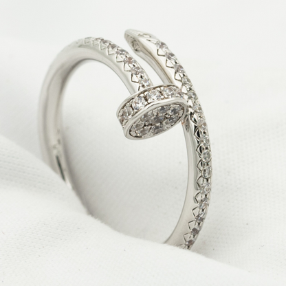 Mysitc JUSTE RING 1.8MM SILBER DIAMANTEN