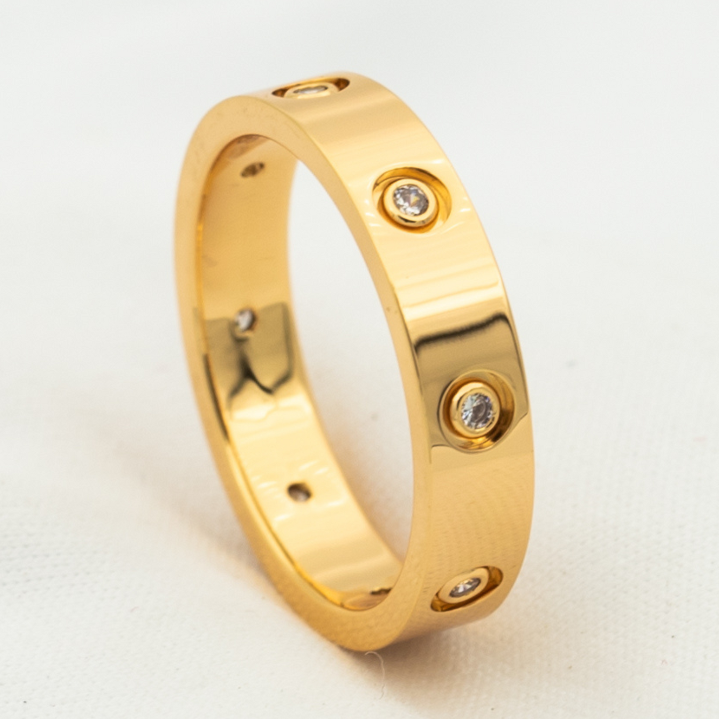 Mystic LOVE RING 3.6MM 8 DIAMANTEN
