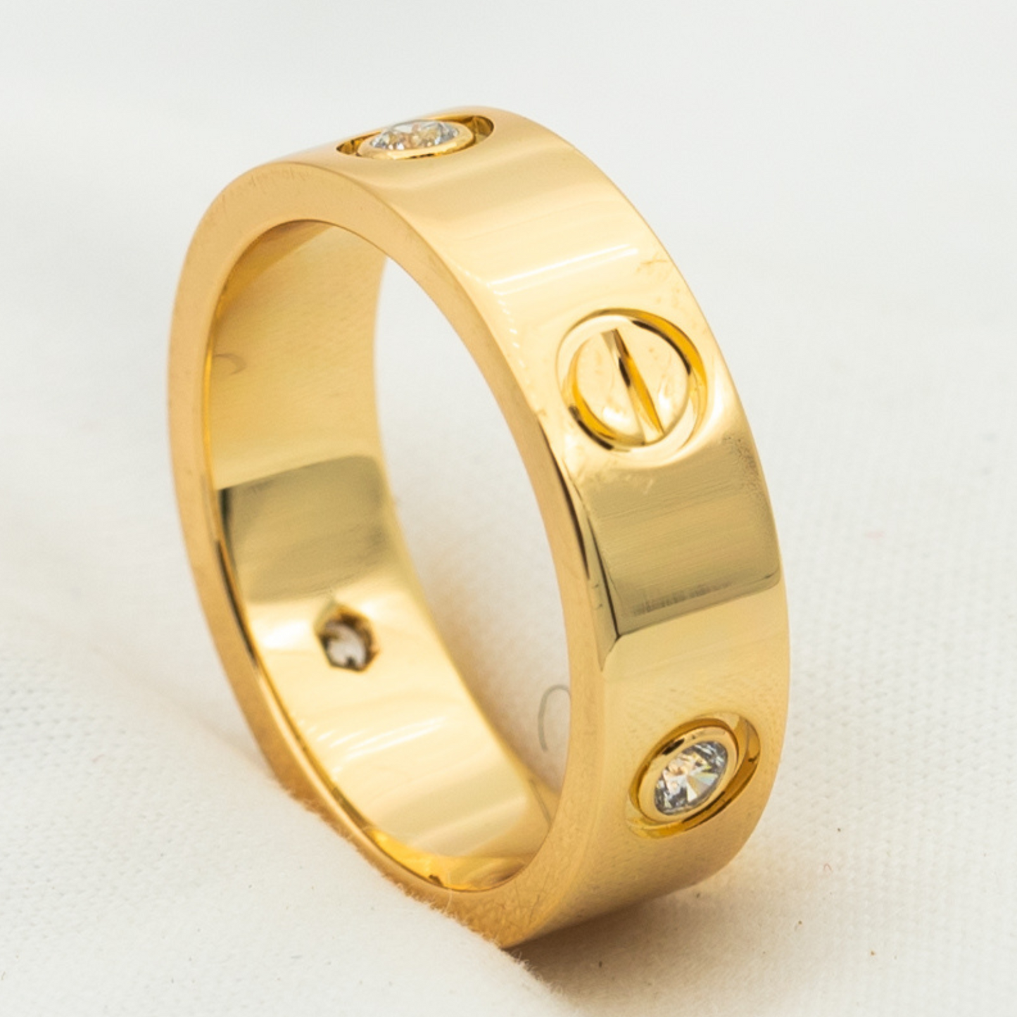 Mystic LIEBESRING 5,5 MM 3 DIAMANTEN ROSÉGOLD