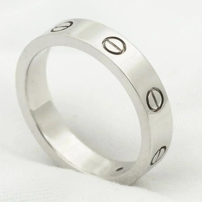 Mystic LOVE RING 4MM 1 DIAMANT SILBER