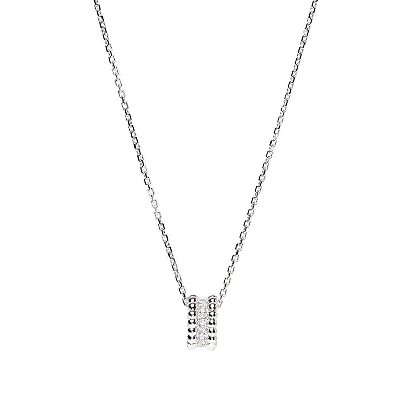 Mystische PERLEE DIAMANT HALSKETTE