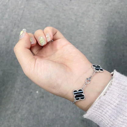 [Mysitc ]New  CLOVER 5 MOTIF PULSAR STONE BRACELET COLLECTION
