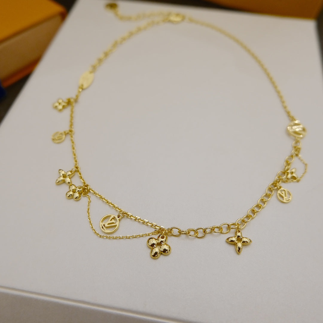Mysitc BLOOMING SUPPLE NECKLACE BRASS
