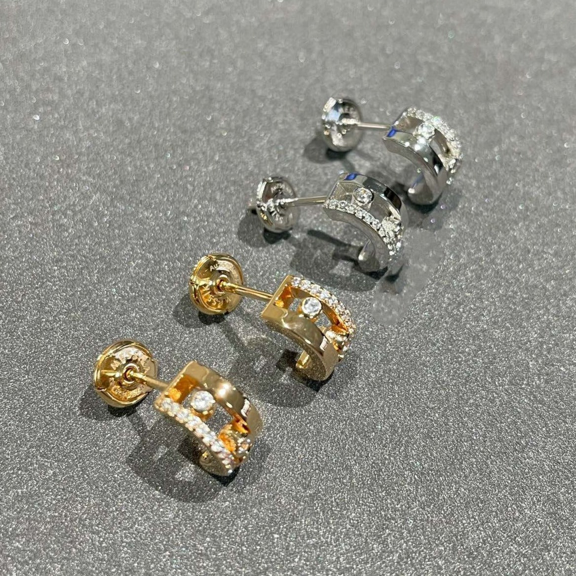 [Mystic ]BEWEGENDE ROMANE OHRRINGE DIAMANT
