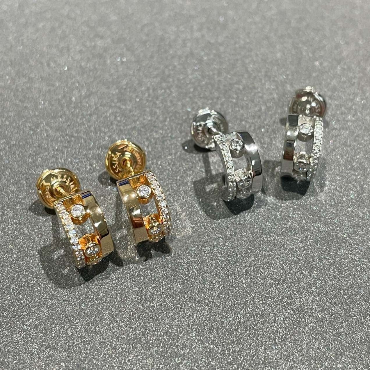 [Mystic ]BEWEGENDE ROMANE OHRRINGE DIAMANT