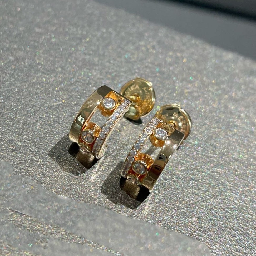 [Mystic ]BEWEGENDE ROMANE OHRRINGE DIAMANT