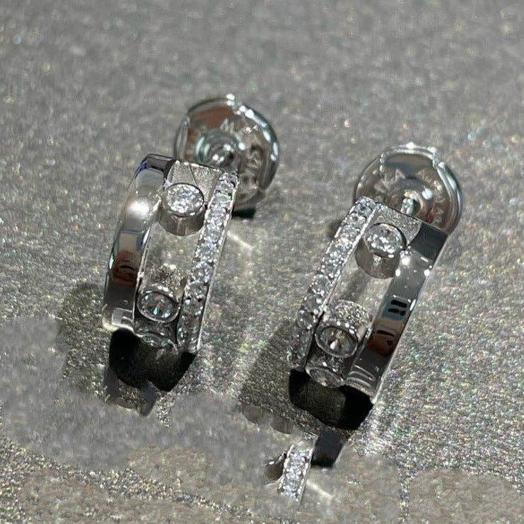 [Mystic ]BEWEGENDE ROMANE OHRRINGE DIAMANT