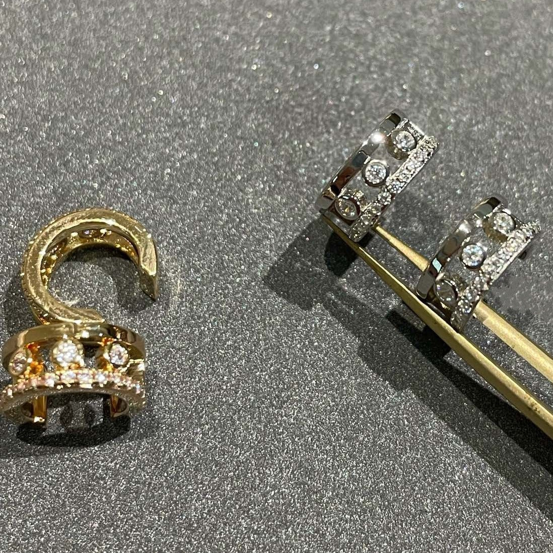 [Mystic ]BEWEGENDE ROMANE OHRRINGE DIAMANT