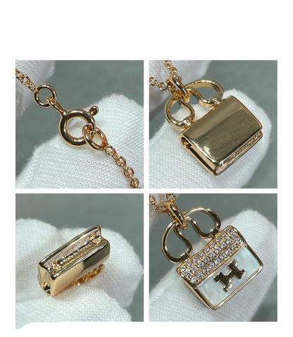 Mysitc H CIRCE MOISSANITE PENDANT NECKLACE GOLD