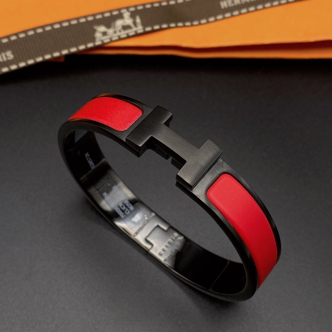 Mysitc CLIC HM SO SCHWARZ ROTES ARMBAND