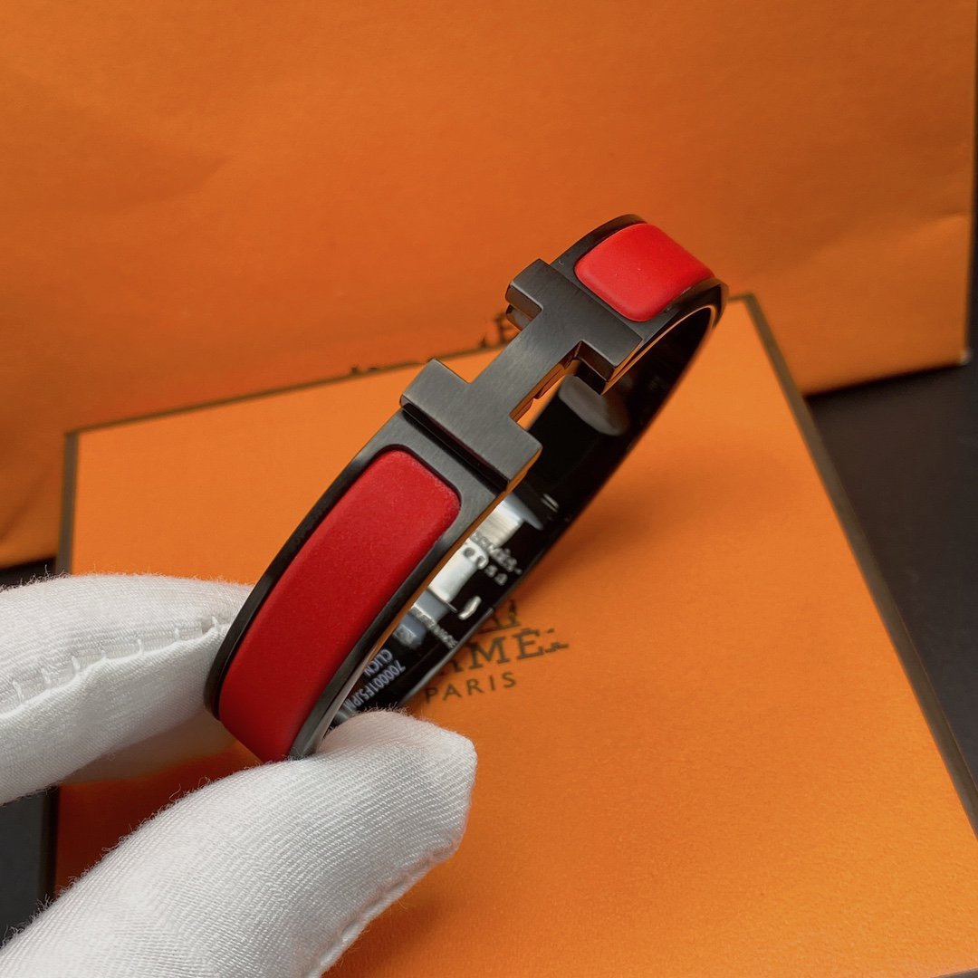 Mysitc CLIC HM SO SCHWARZ ROTES ARMBAND